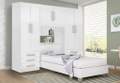 Roupeiro GR Solteiro México + Floripa Branco (NÃO CONVEM CAMA)– RUD RACK - 2,17m - 9.2/TD 1