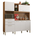 Kit Cozinha Select 6P 2G - 1,78m - DEMÓBILE - 5.6/PR/TD 2