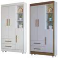 Roupeiro Flocos 3P 2G Tigus Baby - 100% MDF - 0,93m - 6.1/SR/RN/CW 1