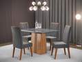 Mesa Ibi + 4 Cadeiras Safira Viero - 1,20m - 1.1/SR 2