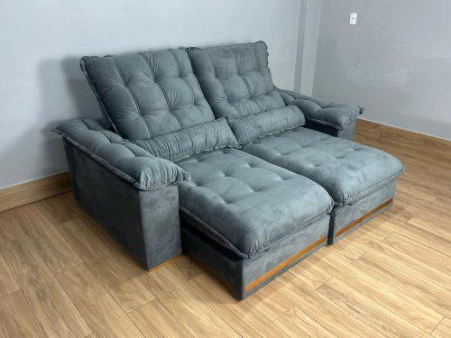 Estofado Sofá Retrátil e Reclinável Istambul - Kasa Comigo -  2.30m - 1.96/LD