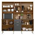 Kit Cozinha Amora 10P 2G - 1,98m – DEMÓBILE - 8.3 - TD 20