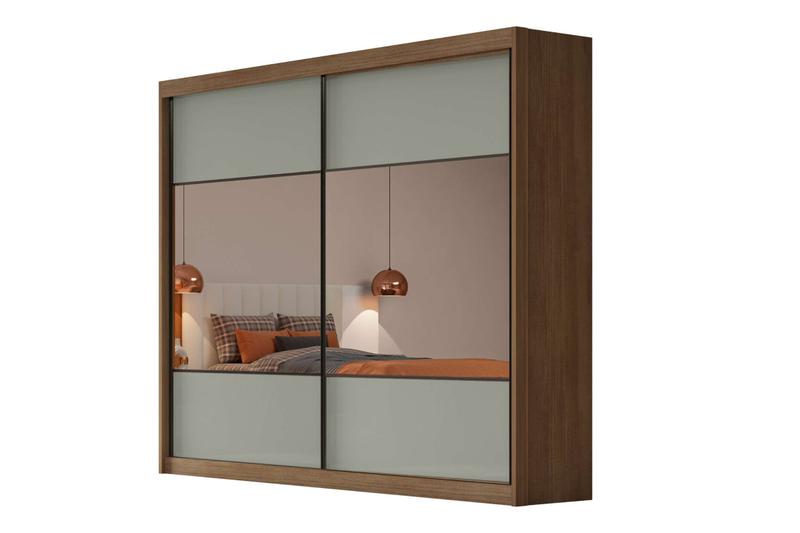 Roupeiro GR Brusque 2P8G C/Esp Novo Horizonte - 100%MDF - 2,41m - 1.9/RN 1.8/TRA