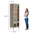Cristaleira Allure 2P LINEA BRASIL - 0.7m - 8.7/TRA 9.7/TD 3