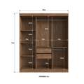 Roupeiro GR 6P Reflecta San Diego 26900 100%MDF - DORIPEL - 1,80m - 1.7/TD 3