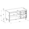Cozinha Allure 6 peças LINEA BRASIL - 3.4m - 100%MDF   3.2/TRA 7