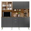 Kit Cozinha Amora 10P 2G - 1,98m – DEMÓBILE - 8.3 - TD 13