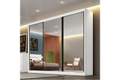 Roupeiro GR Diamond C/3 Espelho 8G Novo Horizonte - 100%MDF - 2,42m - 2.1/RN 3