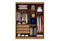 Roupeiro GR Virtus Salerno C/Esp 2P3G Novo Horizonte - 100% MDF - 1,84m - 1.3/RN 4
