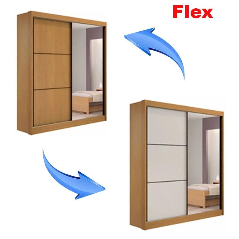 Roupeiro Atenas 2 Portas C/ 1 Espelho 3G internas - 100% MDF - 1.85m - D Doro - 1.52/RF