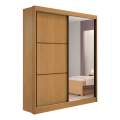Roupeiro Atenas 2 Portas C/ 1 Espelho 3G internas - 100% MDF   - 1.85m - D Doro - 1.52/RF 3