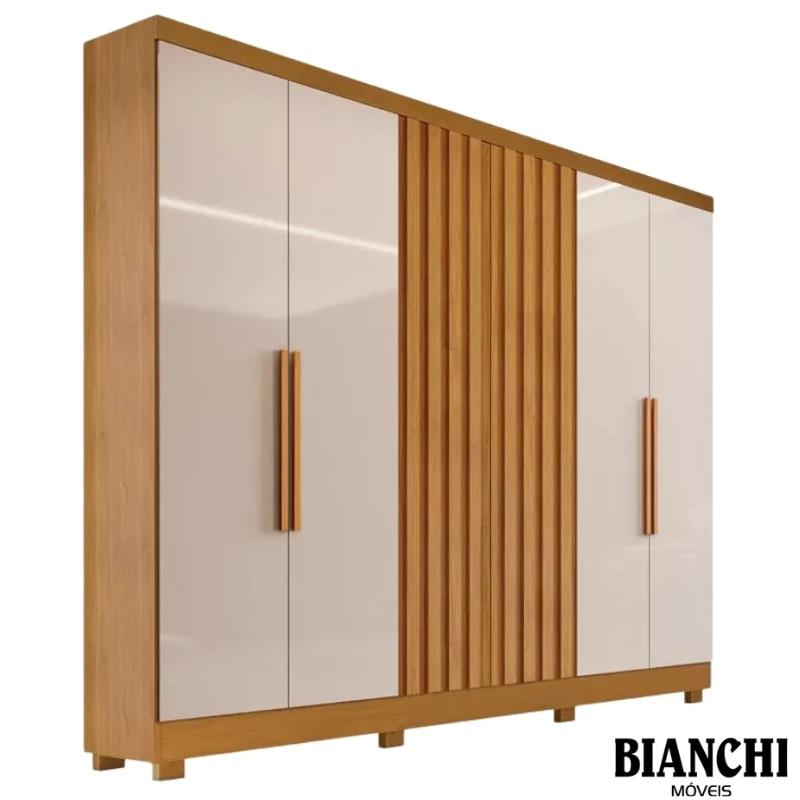 Roupeiro GR 6P 2G CABO FRIO 100% MDF 1,80m - BIANCHI - 8.8/TD/RF