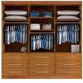 Roupeiro Turim  3P 9G C/ 1 Espelho 100% MDF - 2.11m  - Bianchi - 1.28/RF 4