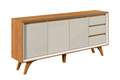 BUFFET VERTEX 3PTA 3 GAV 180CM NAT/OFF MAVAULAR - 1,80M - 9.5/RN 1