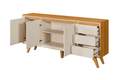BUFFET VERTEX 3PTA 3 GAV 180CM NAT/OFF MAVAULAR - 1,80M - 9.5/RN 3