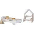 Cama Solteiro Sol  + Kit Casinha - ( flex: Sem os pés se torna uma cama montessoriana) 100% MDF – PEROBA MÓVEIS - 5.9/TD 3