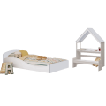 Cama Solteiro Sol  + Kit Casinha - ( flex: Sem os pés se torna uma cama montessoriana) 100% MDF – PEROBA MÓVEIS - 5.9/TD 2