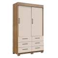 Roupeiro GR Buzios 2P de correr S/Espelho 6G - 1,21m - 6.2/LD 2