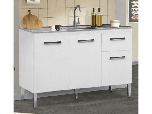 Balcão de cozinha França para pia - 1,18m - 2.1/LD