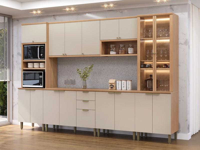 Cozinha Completa Selene – Linea Brasil - 3,30m - 2.3/TRA