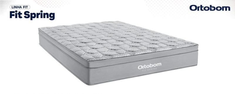 Colchão Casal Fit Spring Molas Superlastic - 138x188x26 - Ortobom - 8.6/SR