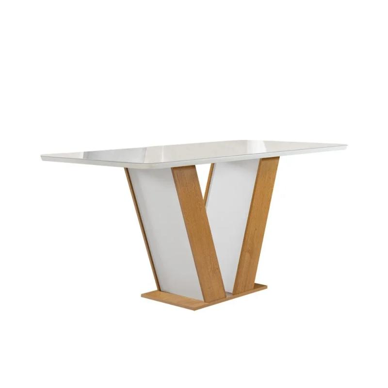 Mesa Quatar com Tampo Londres Plus – Cel Móveis - 1,60x0,80 - 5.7/CW