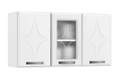 ARMÁRIO AÉREO DE COZINHA RUBI 3 PORTAS C/ VIDRO – TELASUL – 1,05m - 2.6/CW 1