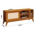 Rack Cayman Cedro – EDN Móveis - 136cm - 2.8/TD 3
