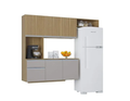 COZINHA COMPACTA MEL 6P1G – POQUEMA – 180cm - 3.6/CW 1