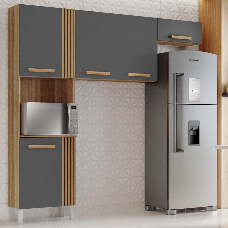 Cozinha 3 Peças Juma - aramoveis - 2,10m - 3.3/TD