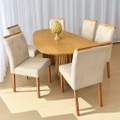 Mesa Isis 180x96 com 6 Cadeiras Yasmim – Leifer + KM Decor - 1.4/TD 7