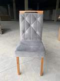 Mesa Alegra 120x78 tampo de madeira sem vidro c/ 4 Cadeiras Yasmim – JCM Movelaria + KM Decor - 9.3/TD 8