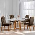 Mesa Ayres 120 com 4 Cadeiras Yasmim - VIEIRA DECOR - 1.20m - 1.0/TD 2