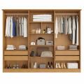 Roupeiro Guarda-Roupa 6 Portas Nina 2,12 m 100%MDF - BIANCHI - 2.12m - 9.7/TD 2