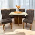 Mesa Salinas 120x80 com 4 Cadeiras Yasmim – Avalon Decor + KM Decor – 8.1/TD 2