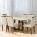 Mesa Atlas Canto Copo 160×80 com 6 Cadeiras Sophia – Art Assentos + WM Decor - 1.6/TD 11