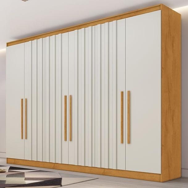 Roupeiro GR Oxford 6P 100%MDF - MÓVEIS EUROPA - 2.10m - 1.2/TD