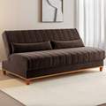 Sofá Cama Luna/Duna Veludo Marfim - VIERO MÓVEIS - 1.80m - 8.9/TD 8.3RN 5