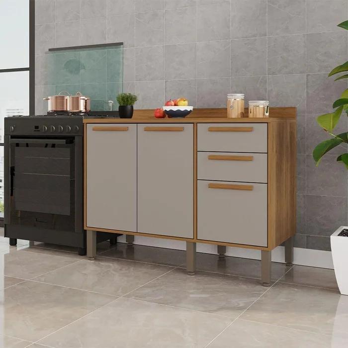 Balcão Cozinha Flórida – Salleto – 120cm – 4.0/SR