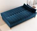 Sofá Cama Luna/Duna Veludo Marfim - VIERO MÓVEIS - 1.80m - 8.9/TD 8.3RN 8
