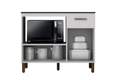 BALCAO PARA COOKTOP TERESINA VALDEMOVEIS - 105cm - 3.2/TRA 3