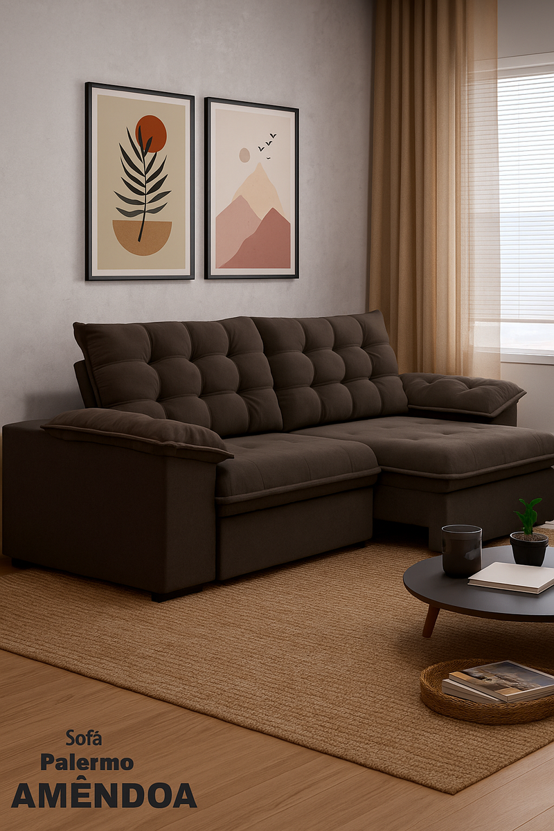 Estofado Palermo Slim 2,30m Best House - 2.30m - 1.3/TRA