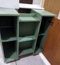 Gabinete/armário  Banheiro Pequin  1 Porta 5 prateleiras -55,3cm + Espelheira Genova -  2.8/FM 11