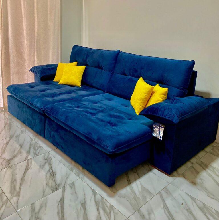 Sofá Retrátil e Reclinável México - LEO DECOR - 2.90m - 2.2/TD