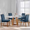 Mesa Ayres 120 com 4 Cadeiras Yasmim - VIEIRA DECOR - 1.20m - 1.0/TD 5