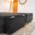 Base Box Baú Casal Bipartido Carioca Suede – 138x188x40 – Bioflex – 8.8/RF 4
