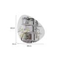 Espelho Decorativo Dallas Cinamomo - Cel Móveis - 0.84m - 2.5/RF 3