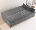 Sofá Cama Luna/Duna Veludo Marfim - VIERO MÓVEIS - 1.80m - 8.9/TD 8.3RN 4