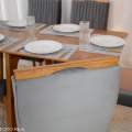 Mesa de Jantar Dubai Tampo Londres + 6Cad Genova - 160x80 - 1.3/RF 5