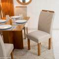 Mesa de Jantar Salina Tampo Londres 120x80 + 4 Cadeiras Parati - Cel Móveis - 1.20m - 6.9/RF 11